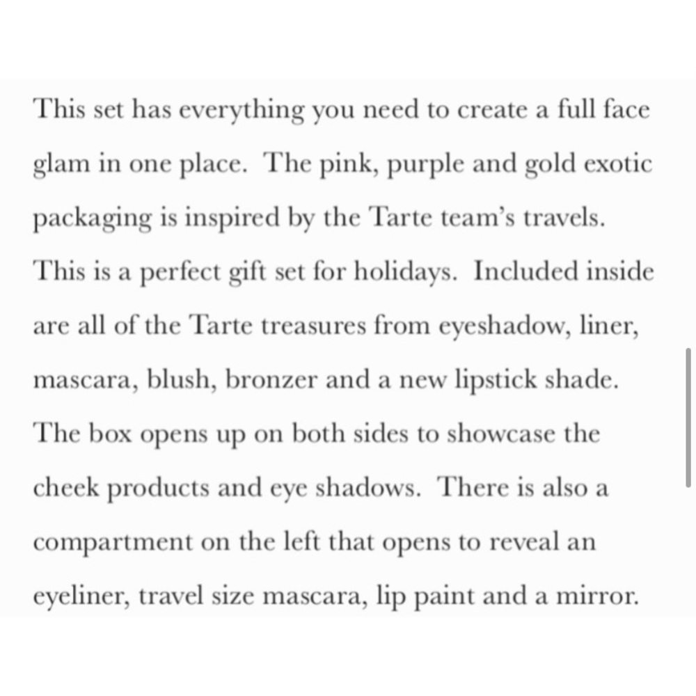 B NEW TARTE FULL COLLECTION SET - Picture 8 of 11